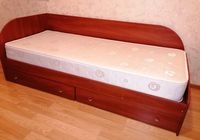 Продам односпальную кровать с матрасом... Объявления Bazarok.ua