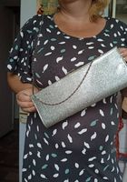 Новая женская сумочка серебристого цвета ремешок - цепочка.... Объявления Bazarok.ua