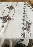 Белые винтажные вышитые крестиком шторы Handmade... оголошення Bazarok.ua
