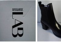 Ботинки Answear Lab на каблуке с резинками с двух... Объявления Bazarok.ua