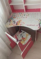 Стіл і стілець для дітей дошкільного та шкільного віку... Оголошення Bazarok.ua