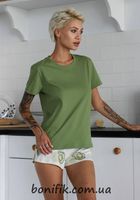 Женский комплект пижамы (футболка+шорты) Pineapple (12007) (арт. 1553)... Объявления Bazarok.ua