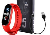 Смарт годинник Smart Watch M5 Band Classic Black червоний... Оголошення Bazarok.ua