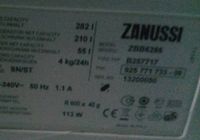 Срочно продам двух каменный No frost Холодильник ZANUSSI... Объявления Bazarok.ua