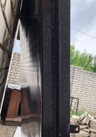 Металлические двухстворчатые гаражные ворота, 4 мм метал, высота 2,60... Объявления Bazarok.ua