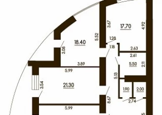 Квартира 3-кімн. продаж Чайки &ndash; 109 м&sup2;... Объявления Bazarok.ua