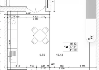 Квартира 1-кімн. продаж Новоселки &ndash; 41 м&sup2;... Объявления Bazarok.ua
