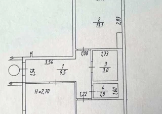 Квартира 2-кімн. продаж Харьков, Индустриальный &ndash; 64 м&sup2;... Оголошення Bazarok.ua