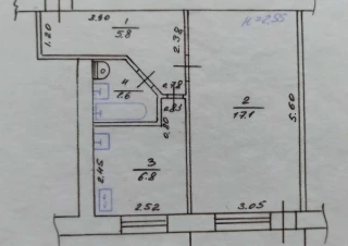 Квартира 1-кімн. продаж Харьков, Индустриальный &ndash; 33 м&sup2;... Оголошення Bazarok.ua
