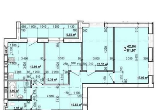 Квартира 3-кімн. продаж Харьков, Индустриальный &ndash; 82 м&sup2;... Оголошення Bazarok.ua