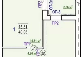 Квартира 1-кімн. продаж Харьков, Киевский &ndash; 40 м&sup2;... Оголошення Bazarok.ua