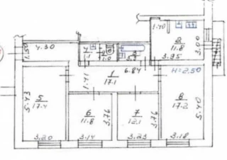 Квартира 4-кімн. продаж Харьков, Шевченковский &ndash; 58 м&sup2;... Оголошення Bazarok.ua