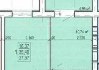 Квартира 1-кімн. продаж Харьков, Киевский &ndash; 37 м&sup2;... Оголошення Bazarok.ua